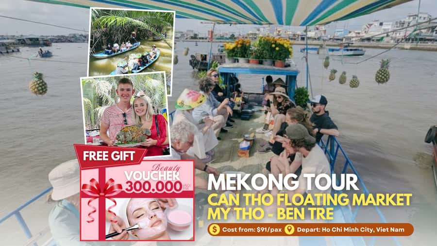 1 Day Mekong Tour: Cai Rang Floating Market & MyTho-Ben Tre - Crossing to Ben Tre by motorboat