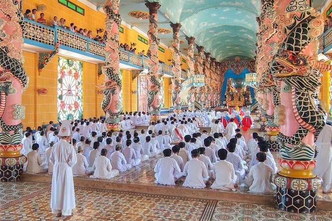 1-Day Tour of Black Virgin Mountain - Cao Dai Temple - Cu Chi Tunnels from HCMC - Riding the cable car at Black Virgin Mountain