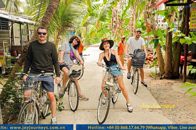 Authentic 'Less-Touristy' Mekong Delta Ben Tre 1-Day Tour - Bicycle lanes through villages and coconut country