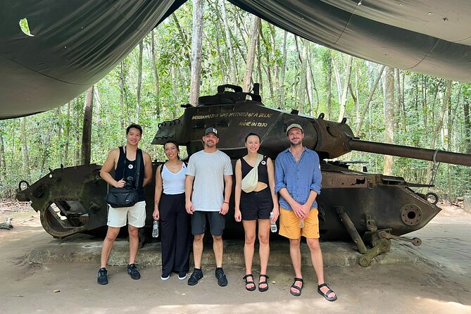 Ben Duoc 'Less-Crowded' Cu Chi Tunnels Half-Day Tour - Seeing traps, tanks, and the Hoang Cam kitchen