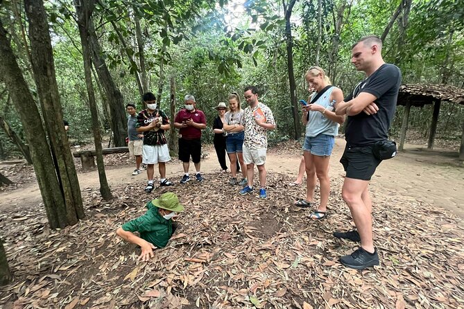 Ben Duoc 'Less-Crowded' Cu Chi Tunnels Half-Day Tour - Entering the Ben Duoc tunnel complex