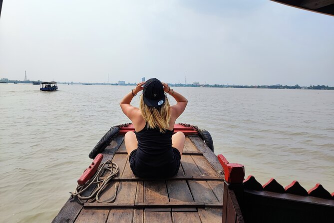 Ben Tre - Coconut Land Private One Day Guide Mekong Delta Tour Excursion - The Ham Luong River by motorized boat