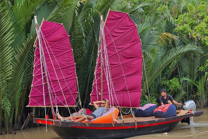 Ben Tre: Scooter, Culture, Sailboat and Mekong Food (Half Day) - Nhơn Thạnh by motorbike or tuk-tuk