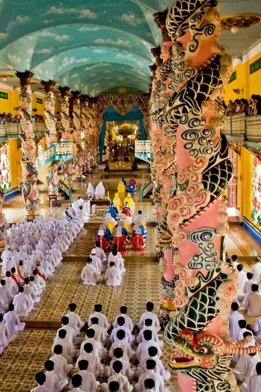 Black Virgin Moutain, Cu chi tunnels & Cao dai temple 1 day - The Cao Dai temples near Black Virgin Mountain