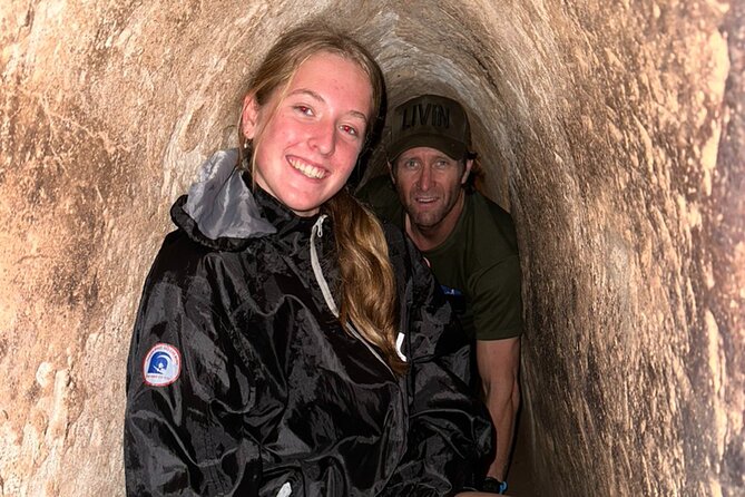 Black Virgin Peak, Cu Chi Tunnels & Cao Dai Temple - Private Tour - Entering the Cu Chi Tunnels