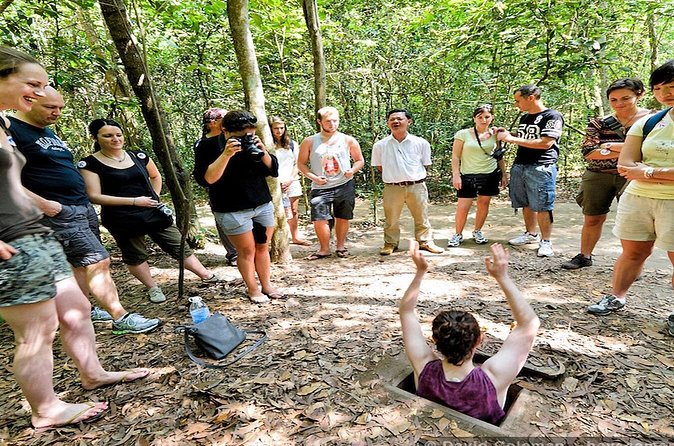 Cu Chi Tunnels - Half Day Luxury Small Group Tours - Crawling through a real section of the tunnel system