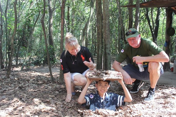 Cu Chi Tunnels Private Shore Excursion – Less Tourist Route - Walking through the original tunnels