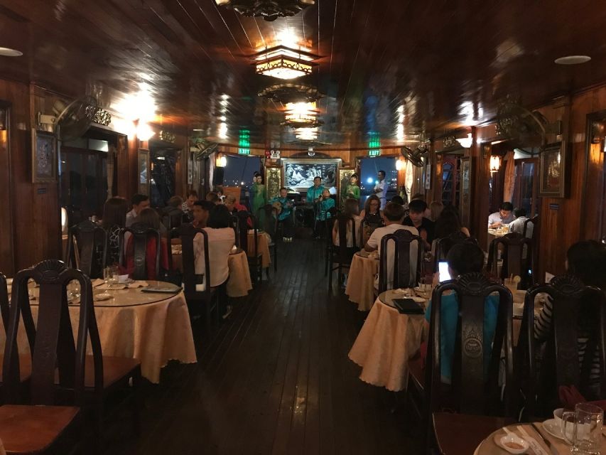 Deluxe Dining Cruise by DeluxeGroupTours - Arriving at Nha Rong Harbor