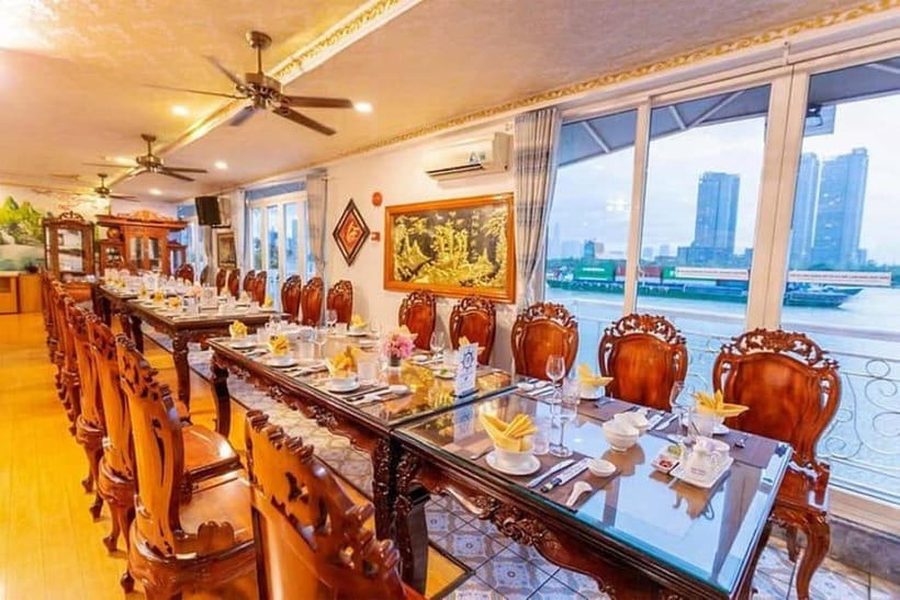 Experience Dinner On Luxury Cruise Along Saigon River - The one-hour river ride