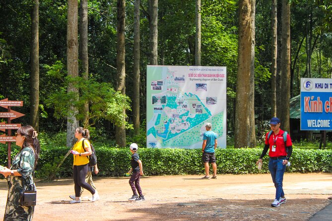 Explore Cu Chi Tunnels With Private Tour From Ho Chi Minh City - Entering the widened tunnel sections