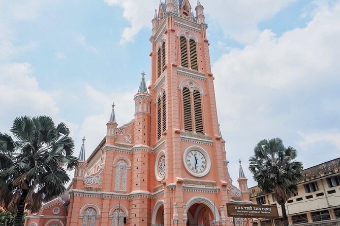 [Free E-sim] Half day Instagram Cafe Tour in Ho Chi Minh - Tan Dinh Church, Ho Chi Minh City’s Pink Church