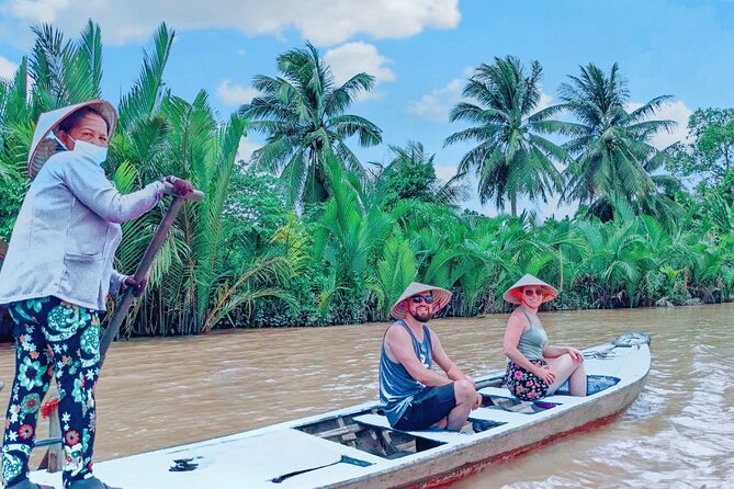 From HCM City: Mekong Delta Tour with Sampan Journey - The sampan through coconut-shaded canals