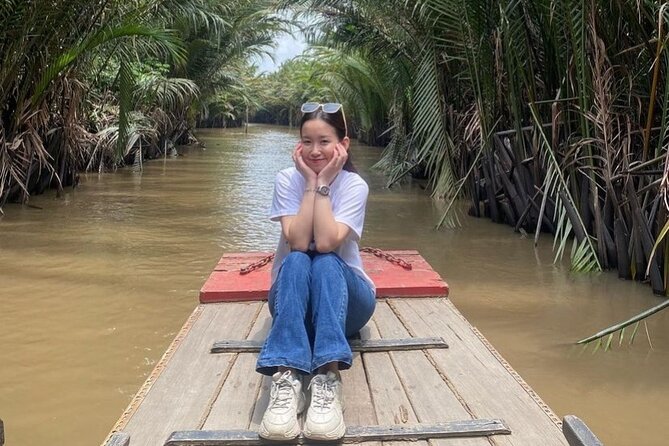 From HCM city: Private Mekong Delta - Ben Tre Full-Day Tour - Sampan canals beneath coconut palms