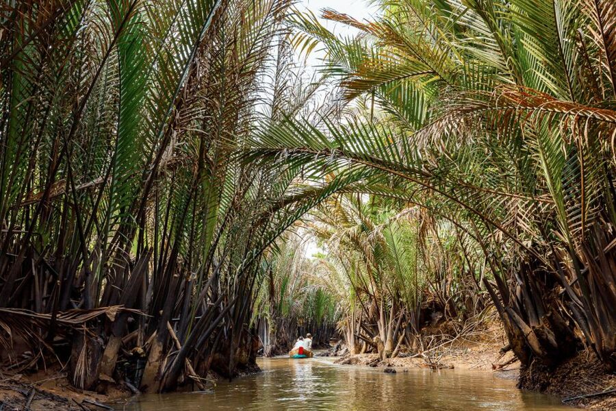From Ho Chi Minh: Classic Mekong - My Tho, Ben Tre Full Trip - Rowing through narrow Mekong canals
