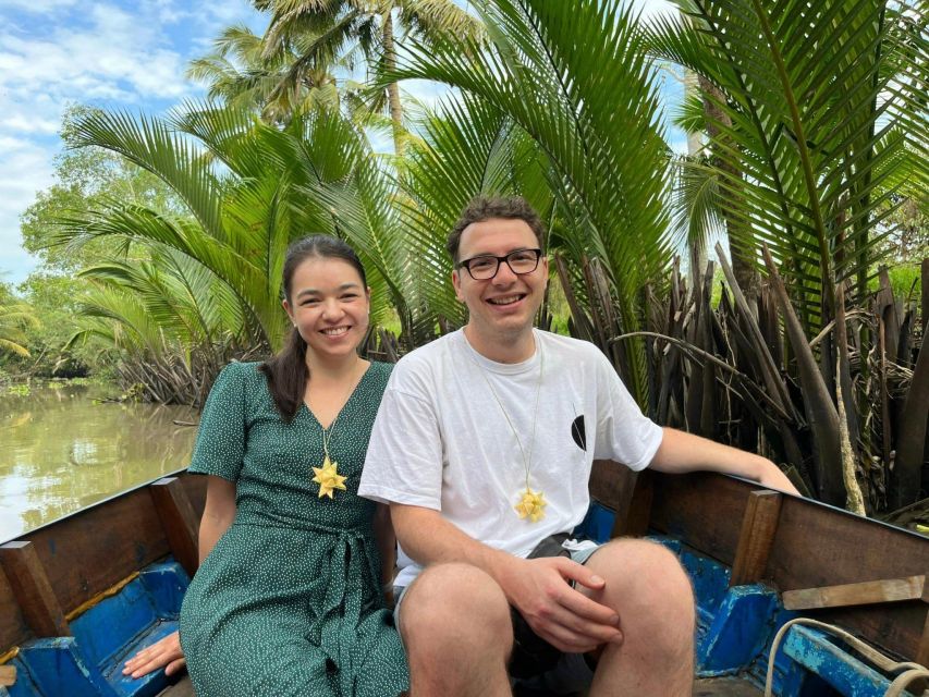 From Ho Chi Minh: Explore Mekong Delta & Vinh Trang Pagoda - Fruit gardens, folk music, and a python option