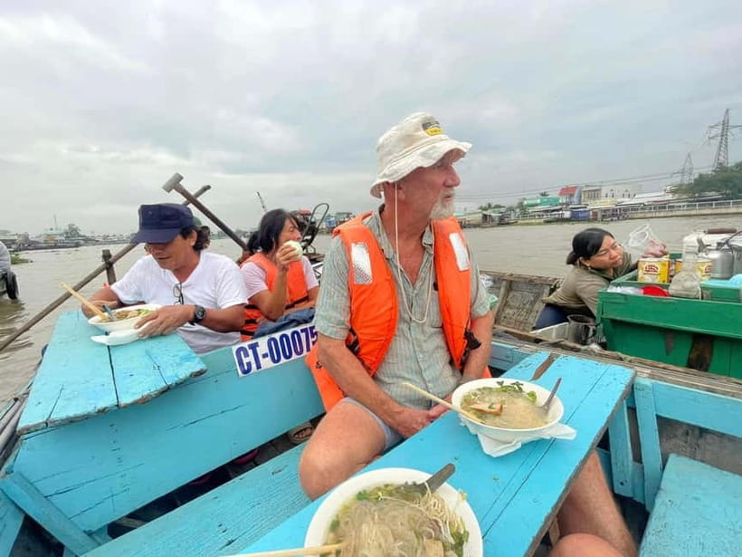 From Ho Chi Minh: Mekong Delta 3-day w Tra Su Forest - Day three: Cai Rang floating market before breakfast ends