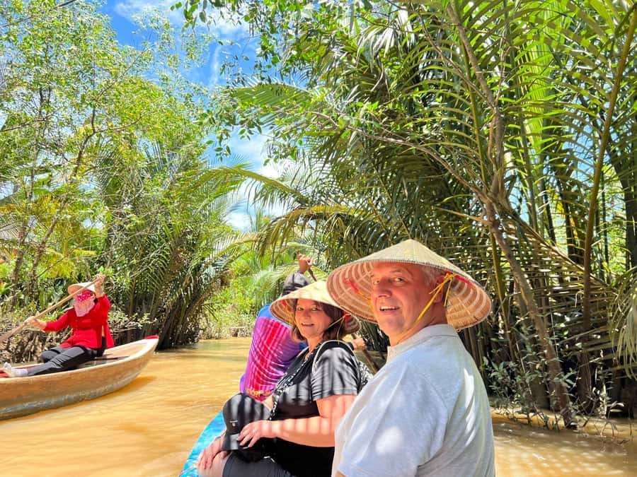 HCM: Authentic Mekong Delta - Boat, TukTuk, Khot Cake Making - Southern Vietnamese folk music and local customs