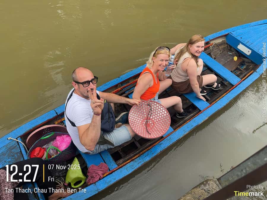 HCM: Authentic Mekong Delta - Boat, TukTuk, Khot Cake Making - The morning ride from Ho Chi Minh City