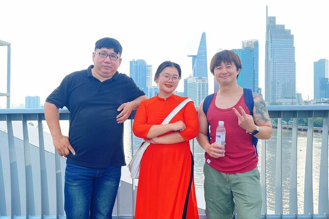 Historical Walking Tour of Saigon - Ba Son Bridge brings in the modern skyline