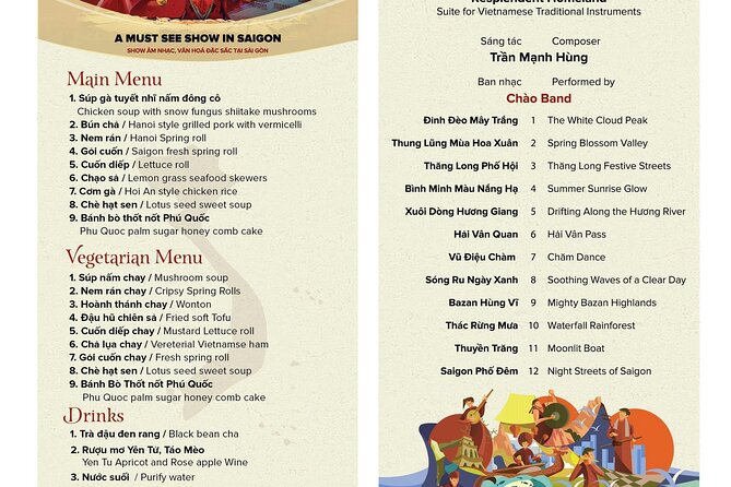 Ho Chi Minh: Chào Show with Dinner & Hotel Pickup - Booking details worth checking before you go