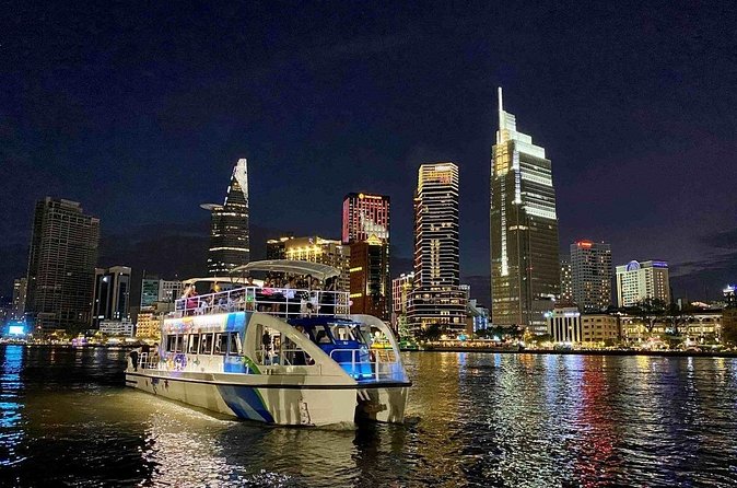 Ho Chi Minh City Lively Saigon River Sightseeing Cruise - Ba Son Bridge and the modern riverfront
