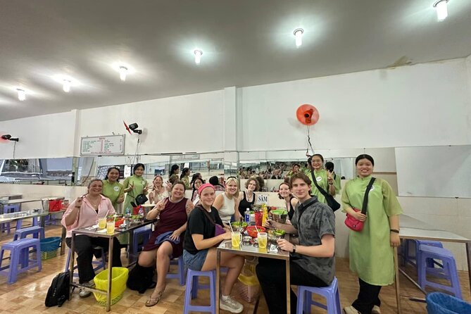 Ho Chi Minh City: Motorbike Street Food Tour with 12 Tastings - Stop four: grilled banana sticky rice cake and caramel flan