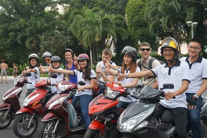 Ho Chi Minh City Motorbike Tour w Student + Safe + Fun - Nguyen Hue Street and the city at ground level