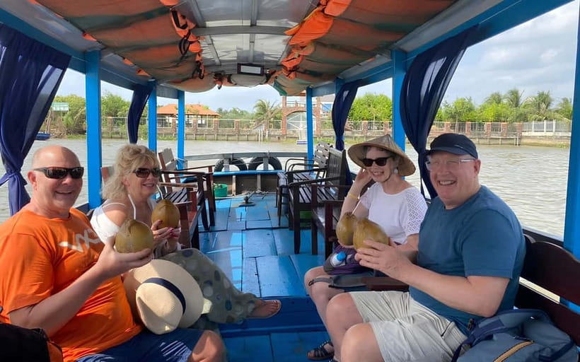Hochiminh: Best tour Mekong Delta 1 Day - Cruising the Mekong River toward Unicorn and Coconut Island