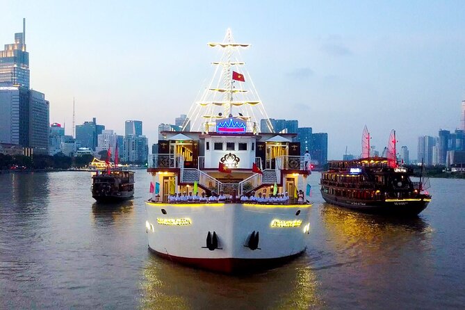 Indochina Queen Dinner Cruise on Saigon River - Music, dancing, and the evening atmosphere