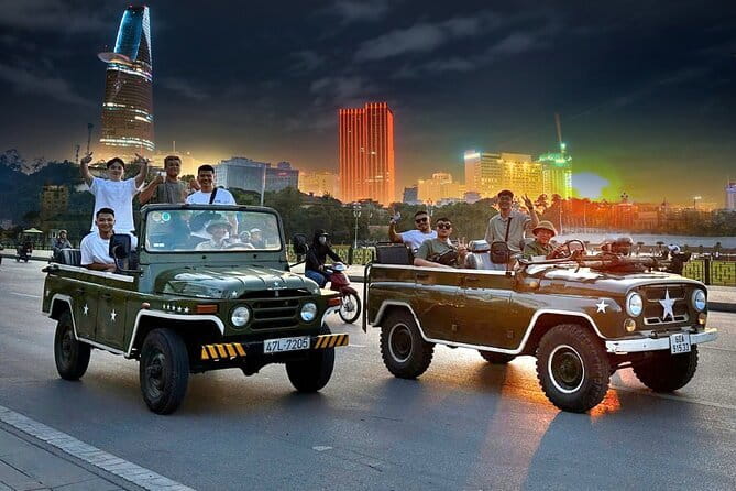 Jeep Tour Saigon By Night : FRESH SEAFOOD, STREET FOOD & SKY BAR - Five things to know before you book