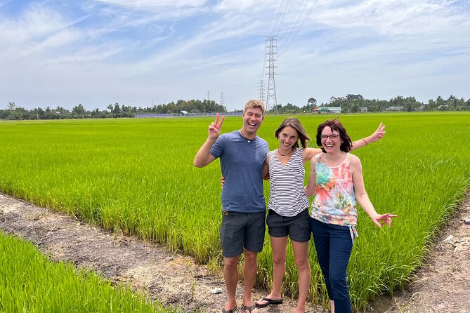 Mekong Day Trip Explore Village Bicycle CookingClass Group 12 Pax - Vinh Trang Pagoda and the religious side of My Tho