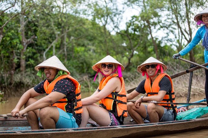 Mekong Delta Discovery Tour from Ho Chi Minh - The narrow canal by rowing boat