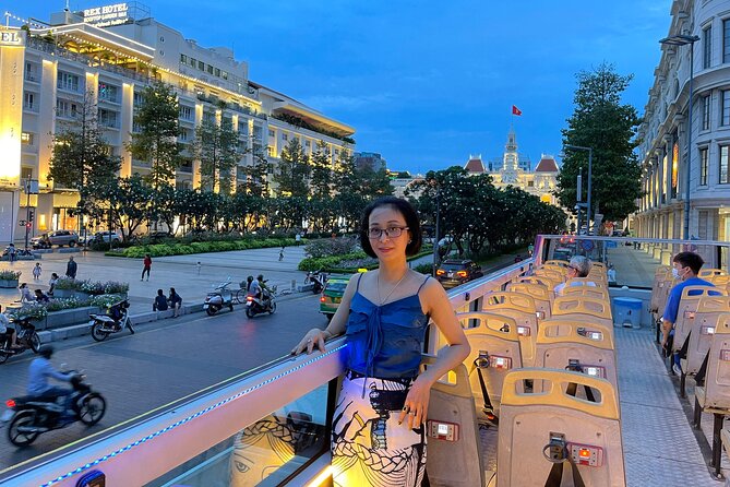 Night Bus Tour in Ho Chi Minh City - Ben Thanh Market and the downtown towers