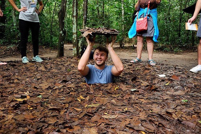 Private Cu Chi Tunnels Tour By Car | Saigon Adventure - Tapioca, pandan tea, and a local pause