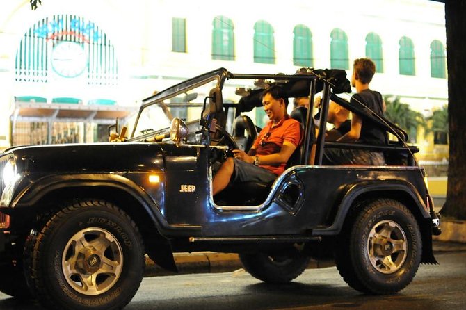 Private Jeep City Tour Saigon by Night and Skybar Drink - Timing, pickup, and comfort