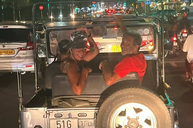 Saigon After Dark Foodie Tour by Army Open Air Jeep 4 Hours - Why an open Army Jeep works well after dark