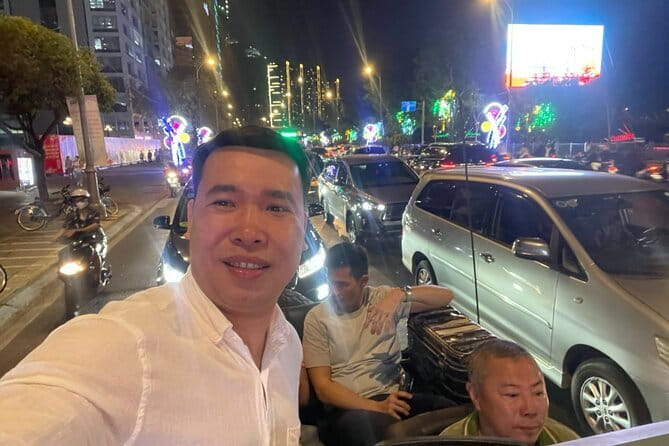 Saigon After Dark Foodie Tour by Army Open Air Jeep 4 Hours - Saigon River views from Districts 1, 4, and 2