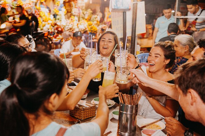 Saigon After Dark Night Tour by Scooter + 7 tastings - The 6:00 pm start and central pickup
