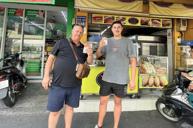 Saigon By Night: Authentic Street Food Scooter Adventure - Bánh canh at a family-run noodle stall