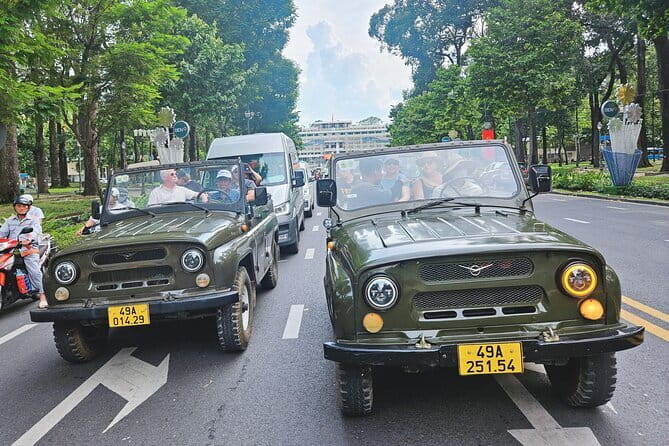 Saigon Jeep Tour : HIGHLIGHTS & HIDDEN GEMS By Vietnam Army Jeep - Why the Vietnam Army Jeep makes a difference