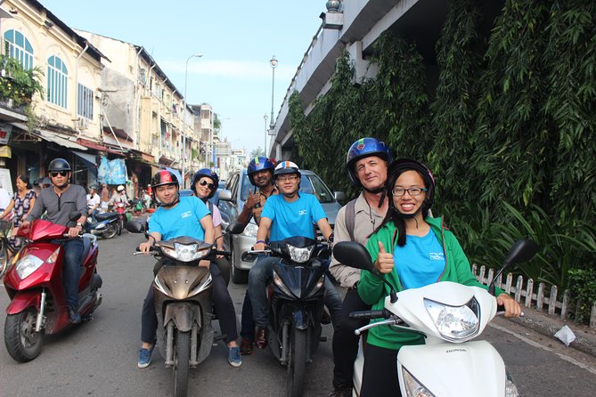 Saigon Motorbike City Tour - Pausing at the Thich Quang Duc Monument