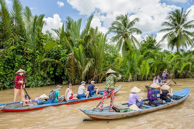 Small-group 2-Day Mekong Delta: Floating market, Cooking Class... - Boats, bicycles, and snacks add variety