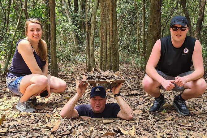 SMALL GROUP - Cu Chi Tunnels Half Day - Morning/Afternoon - Inside the narrow Cu Chi passages
