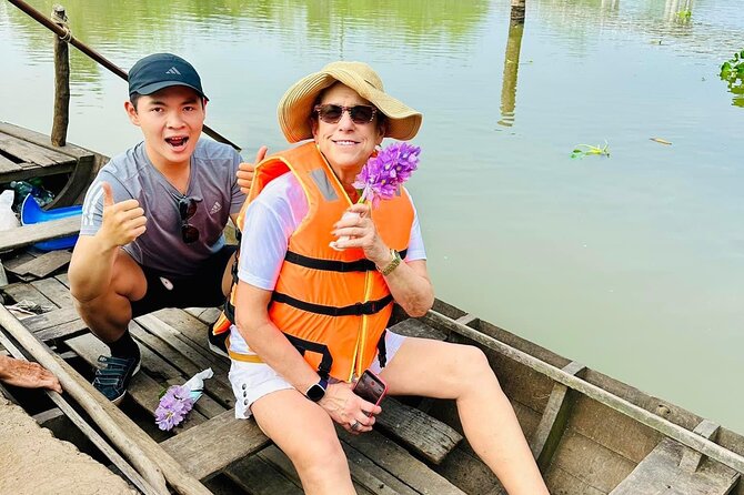 Tan Lap Floating Village Authentic Mekong Delta Nature Tour - The second boat through narrow waterways