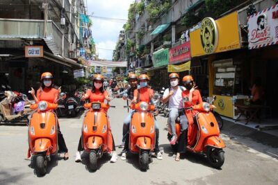 The Insider’s Saigon With Female Ao Dai Riders Vespa 4,5 Hours