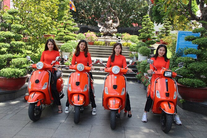 The Insider's Saigon With Female Ao Dai Riders Vespa 4,5 Hours - The city viewpoint and the ride through Thu Thiem Tunnel