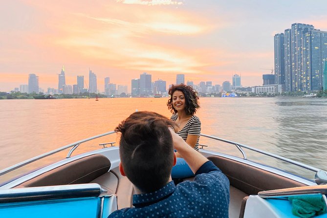 VIP Tour in Saigon: Romantic Sunset Cocktail by SpeedBoat - The speedboat ride: compact, scenic, and not an all-night cruise